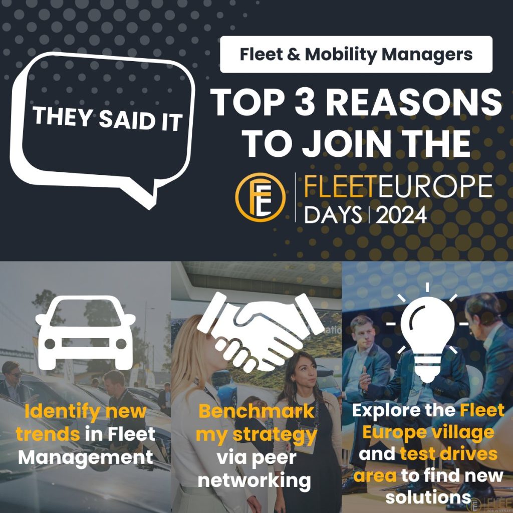 I Fleet Europe Days 2024, a Milano