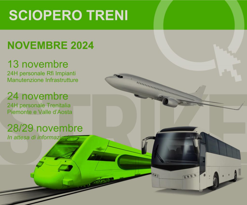 Sciopero Treni novembre 2024