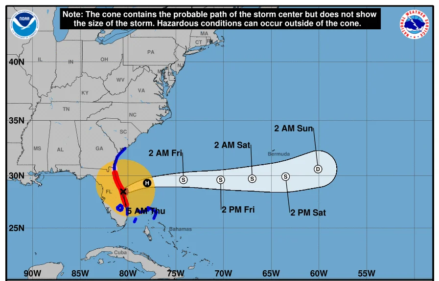 Viaggi e uragano Milton: cancellazioni voli e chiusure aeroporti Tampa e Orlando