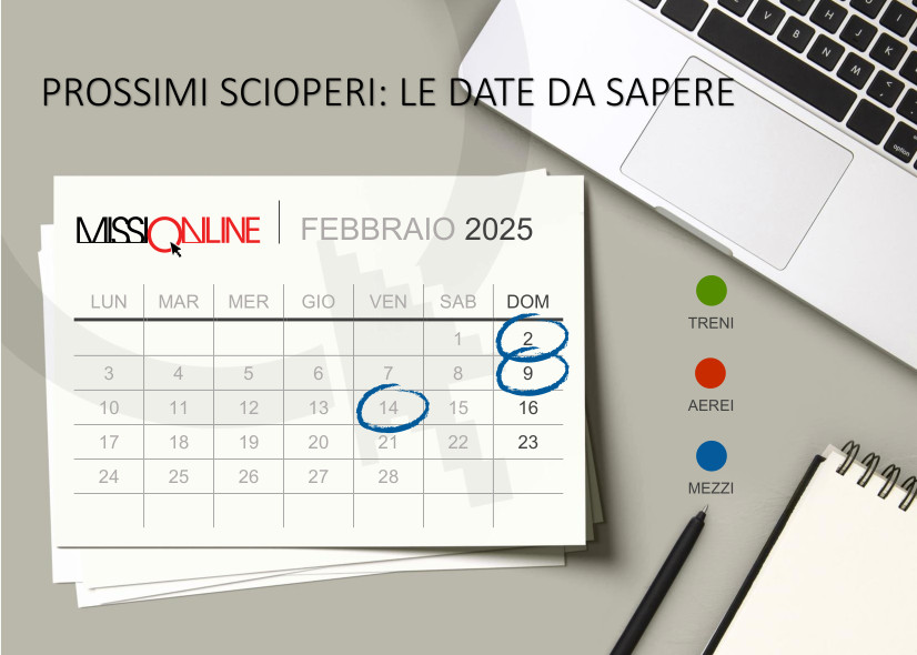 scioperi mezzi febbraio 2025