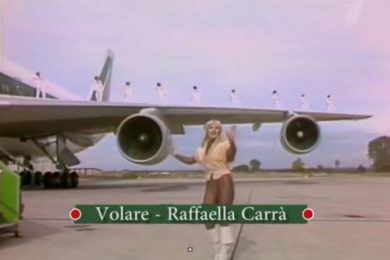 alitalia volare carrà raffaella